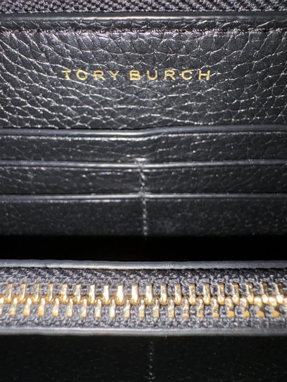 Tory Burch Thea Multi-Gusset Continental Zip Wallet Black